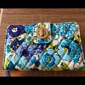 Vera Bradley turn lock wallet